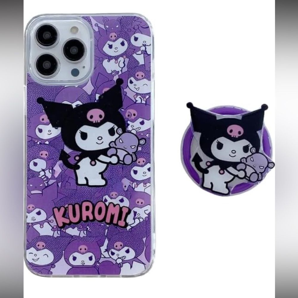 Cute Cartoon for iPhone 13/14 Case With Magnetic Suction Bracket